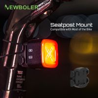 ♠ NEWBOLER Smart Bicycle Rear Light Auto Start/Stop Brake Sensing IPx6 Waterproof USB Charge Cycling Taillight Bike LED Light