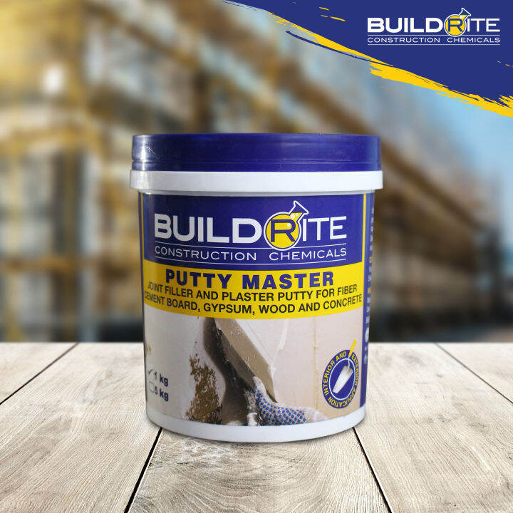 BUILDRITE PUTTY MASTER Joint Filler & Plaster Putty for Fiber Cement Board, Gypsum, Wood and