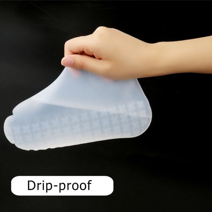 cod-ready-stock-thick-silicone-rain-cover-non-slip-outdoor-shoe-cover-waterproof-shoe-cover