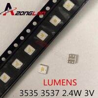 100PCS  Original LUMENS LED 3535 Light Beads Cool white High Power 2.4W 3V For LED LCD TV Backlight Applicatio Electrical Circuitry Parts