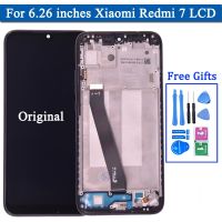 จอ LCD แบบดั้งเดิมเหมาะสำหรับ Xiaomi Redmi 7แผงดิจิไทเซอร์หน้าจอสัมผัส LCD อะไหล่สำหรับ M1810F6LG M1810F6LH ดิสเพลย์