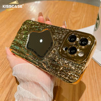 KISSCASE เคสซองนุ่มกันกระแทกเคสโทรศัพท์กระจกแต่งหน้าเคลือบอิเล็คโทรเพลทเคสสำหรับ Iphone 14 Pro Max 14pro 14 13Promax 13pro 13 12 12Promax 12pro 12 11Promax 11