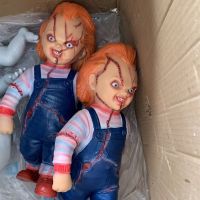 ตุ๊กตา1:1ลาย Chucky นักฆ่าสุดสยองสำหรับเด็กอุปกรณ์ตกแต่งฮาโลวีน