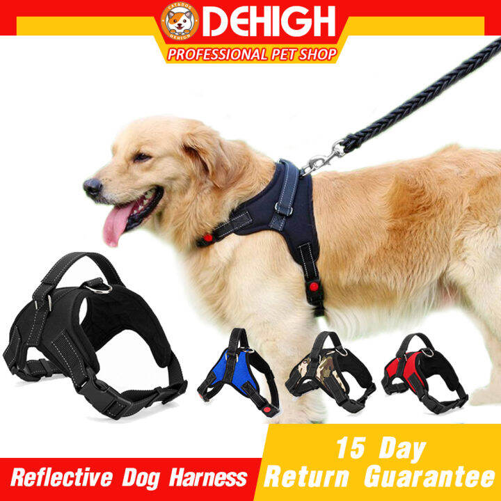 Reflective Dog Harness Vest Adjustable&Breathable for Small/Medium and