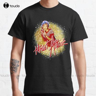 Olivia Newton-John - Heart Attack - 80S Music Graphic T-Shirt Pride&nbsp;Shirt Custom Aldult Teen Unisex Digital Printing Tee Shirts