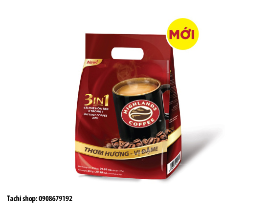 Cà phê sữa hòa tan 3in1 highlands coffee 50 gói x 17g - ảnh sản phẩm 1