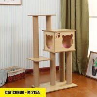 คอนโดแมว 2 - 4 ชั้น ขนาดใหญ่ บ้านแมว 1- 2 ห้องนอน Cat Condo พร้อมที่ลับเล็บ 2 - 4 Storey Pet House ถูกที่สุด (เลือกรุ่นได้)