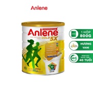 Sữa bột Anlene Gold 5X hương vani lon 800g lon