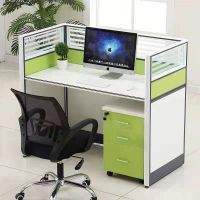 [COD] Office furniture partition desk and chair combination screen work position four-person card seat staff single computer