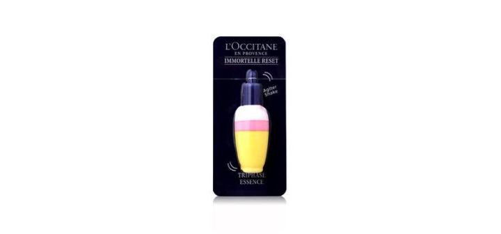 LOccitane Immortelle Reset Triphase Essence 2 ml*tester เคาน์เตอร์ไทย น้ำตบ 3 เนื้อสัมผัสในขวดเดียว