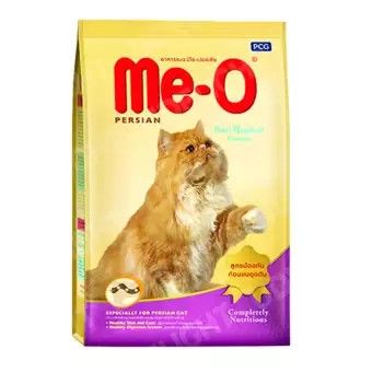 อาหาร แมวเปอร์เซีย สูตรป้องกัน ก้อนขนอุดตัน 6.8 กก. (1 ถุง) Me-O (Meo) Persian Adult Cat Food An-ti Hairball Formula 6.8