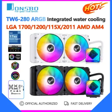Jonsbo TW6-240 ARGB Liquid Water Cooling CPU Cooler Integrated