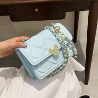 ◑ Advanced sense of western style mini bag female 2022 new tide joker summer white chain single shoulder