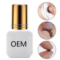 Eyelash Extension Glue 0.5-1 Sec Fast Dry Individual Lashes Glue Sensitive Eye BlackClear Eyelash Glue Lash Extension