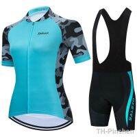 【hot】✎☏  2023 Salexo Cycling Jersey Short Sleeve Set Maillot 19D Bib Shorts Sportwear MTB Clothing