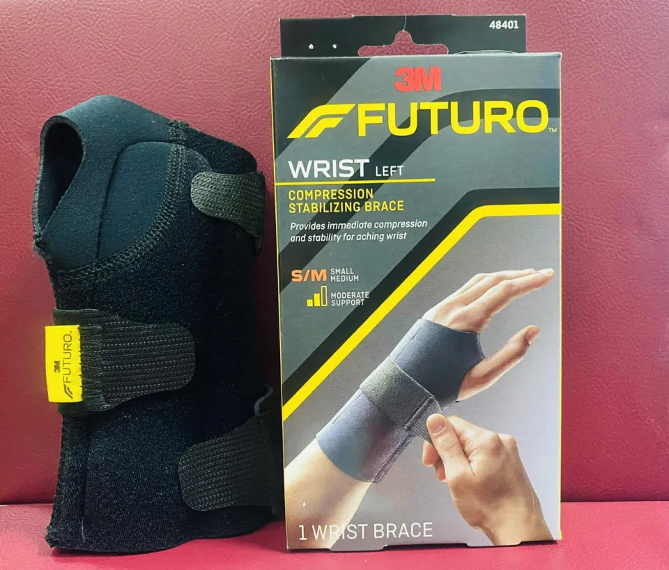 FUTURO Compression Stabilizing Wrist Brace, 48401ENR, Left Hand