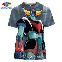 （Childrens adult size, in stock）SONSPEE 3D Print Men Women Goldorak T-shirts Casual Streetwear Harajuku Hip Hop Short Sleeve Vintage Anime Tees Tops Shirt（can Customizable）