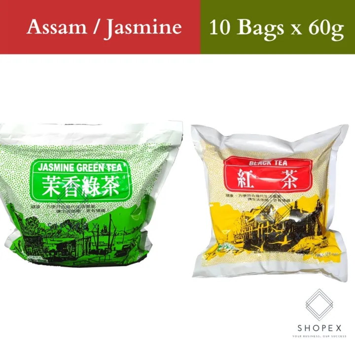 Casa Assam Black Tea Jasmine Green Tea 600g (60g x 10 Teabags) Milktea
