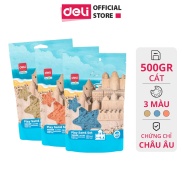 Cát động lực 500gr Deli - Cát vi sinh đồ chơi cho bé, dễ tạo hình an toàn