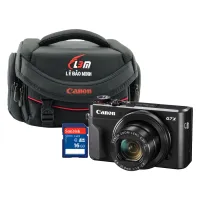 Máy ảnh Canon PowerShot G7X Mark II (Hàng Canon Lê Bảo Minh) - Tặng túi, thẻ 16G