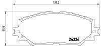 ผ้าดิสเบรคหน้า TOYOTA ALTIS DUO 1.6 1.8 2.0 2007- ZRE171 ZRE181 2013- SIENTA 2015- WISH ZGE20 VOXY ZRR70 HS250h NTN