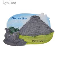 Lychee 3D Mexico Resin Fridge Magnets Creative Landscape Refrigerator Magnet Travel Souvenirs Home Decoration