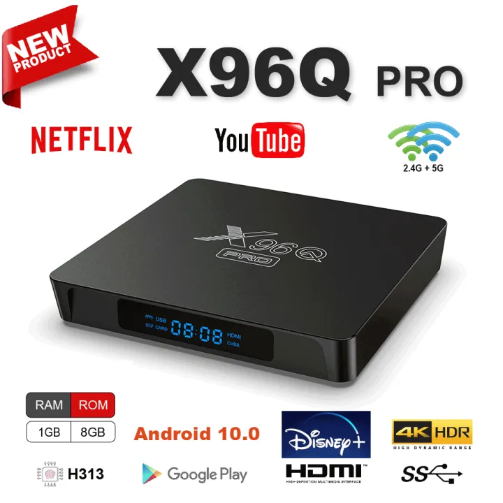2021 NEW] BINZU X96Q PRO Android 10 TV Box 1+8G Allwinner H313 Dual WIIF 4K UHD Anti shake powerfull smart tv box Wifi HDMI 2.0 Google Play Netflix Youtube Hulu Player | Lazada PH