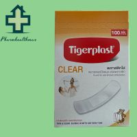 TIGERPLAST พลาสเตอร์พลาสติกใส 100แผ่น/กล่อง