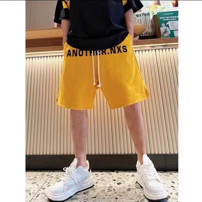 【Ready】🌈 hn loose suede large letter n short-sed T- mens summer new casl sports suit