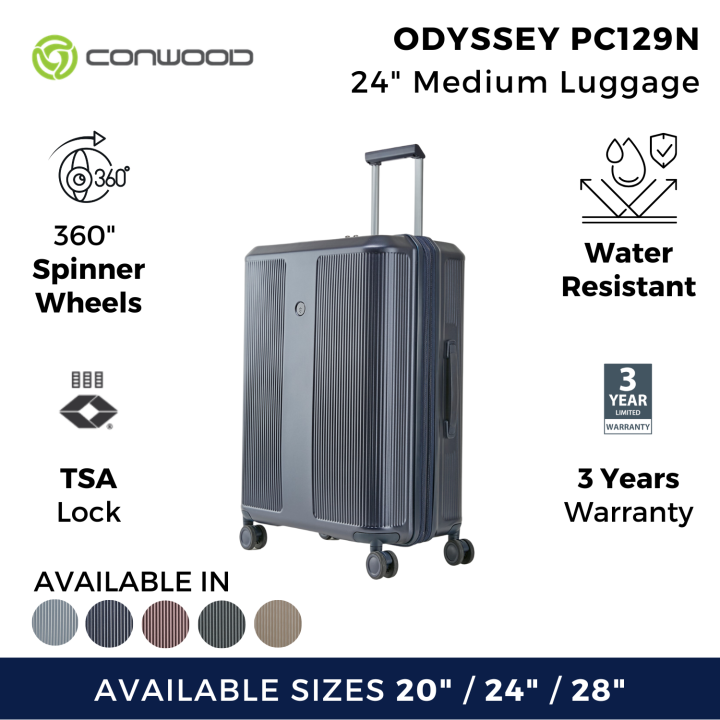 Conwood Odyssey PC129N Polycarbonate 24" Medium Luggage Lazada Singapore