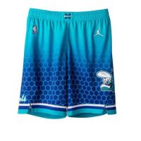 Charlotte Hornets 【Hot Pressed】2022 NBA Shorts Blue City Edition Basketball Shorts