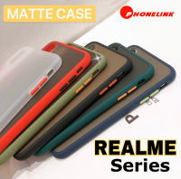 ✅ ส่งไว ✅ เคสกันกระแทก ปุ่มสีผิวด้าน ทุกรุ่น Case Realme7pro / Realme C11 Realme 6i / Realme 6pro / Realme 6 / Realme 5 / 5s / 5i / Realme C3 / C1 เคสเรียวมี เคสใส เคสขอบสี ขอบนิ่ม