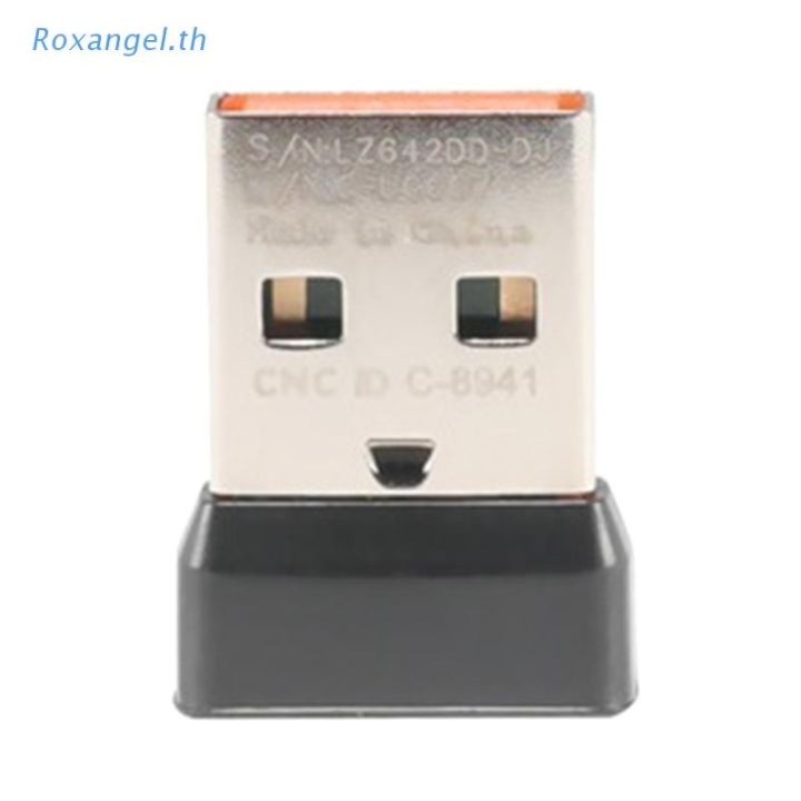 rox-ตัวรับสัญญาณนาโนไร้สาย-usb-2-4-ghz-สําหรับ-logitech-mk270-mk345-mk250