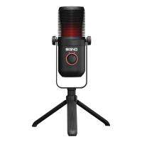 Signo MP-705 MAXXON LED Professional Condenser Microphone USB ไมค์คอนเดนเซอร์ - (สีดำ)