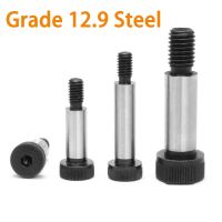 M5M6M8M10M12 Dia 6 8 10 12 16 20mm Grade 12.9 Steel Hex Hexagon Socket Cap Head Shoulder Roller Bearing Screw Bolt High Tensile