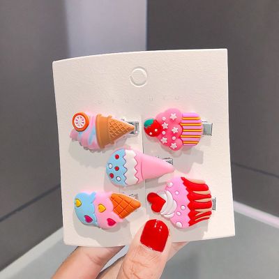 10 PcsSet Children Hairpin Rainbow Ice Cream Star Cloud Flora Hair Clip Girls Hair Accessories Baby Clip Cute Fashion Baby 2020