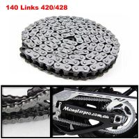 420 428 Chains 140L Links Drive Chain Link for Dirt Pit Bike Motorcycle 50 70 110 125 140 150CC ATV Quad Scooter Go kart