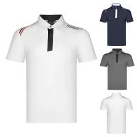 Titleist FootJoy Mizuno SOUTHCAPE PING1 PEARLY GATES  Malbon┅◙  Golf clothing mens spring and summer short-sleeved T-shirt golf mens sports quick-drying sunscreen breathable short-sleeved