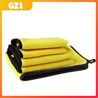 GZL 30x3 0/60ซม. ล้างรถไมโครไฟเบอร์ผ้าขนหนูทำความสะอาดรถผ้า Hemming Car Care ผ้า Detailing ผ้าขนหนูล้างรถ