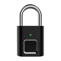 Fingerprint Lock USB Rechargeable Quick Unlock Waterproof Long Standby Electronic Padlock Anti-Theft For Door Luggage Case Bag