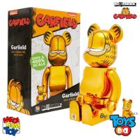 BEARBRICK GARFIELD GOLD CHROME Version 400％ &amp; 100%