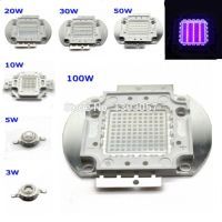 【▼Hot Sales▼】 gaqiugua6 ไฟ Led ไฟฉายหลอดยูวี Uv 3W 5W 10W 20W 30W 50W 100W 365nm 375nm 380nm 385nm 395nm 400nm 415nm 405nm อัลตราไวโอเลต