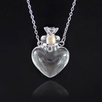 1PC Bottle Pendant Murano Glass Perfume Necklaces Chain Perfumes