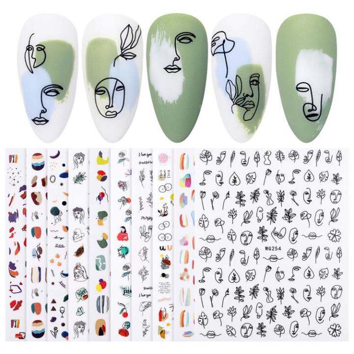 nail-stickers-for-women-self-adhesive-nail-art-supplies-for-women-10-pcs-nail-decals-accessories-self-adhesive-nail-decals-3d-sticker-for-nails-art-design-for-home-use-amicable