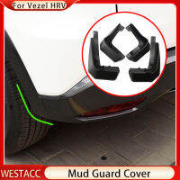 4ชิ้นเซ็ต ABS รถด้านหน้าด้านหลัง Mud Guard Fender สำหรับ Honda Vezel HRV HR-V Mud Splash อุปกรณ์ป้องกันภายนอก