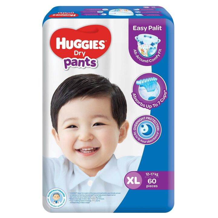 Huggies Dry Pants Diaper Extra Large 1217kg 60s Lazada PH