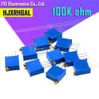 ﹉✲◕ 10pcs 3296W-1-104LF 3296W 100K ohm 104 3296W-1-104 3296W-104 W104 Trimpot Trimmer Potentiometer