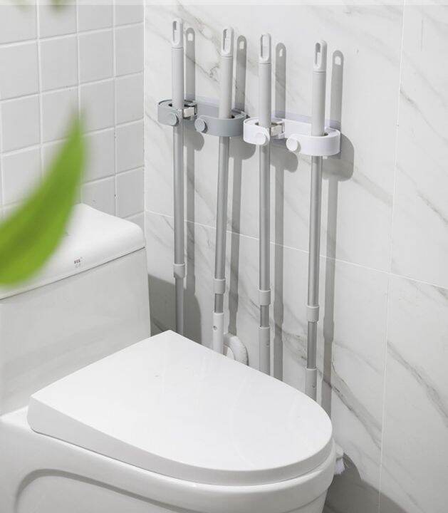 mop-hook-perforation-free-mop-rack-bathroom-strong-wall-mounted-mop-rag-fixed-mop-clip-bathroom-accessories