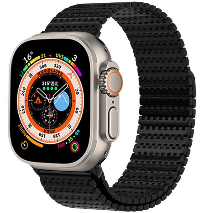 สายลูปแม่เหล็กสำหรับสายคาด-apple-watch-45มม-44มม-40มม-41มม-49มม-42มม-สร้อยข้อมือ-i-watch-apple-watch-ultra-4-3-5-se-6-7-8-ไม่รวมเคสและนาฬิกา