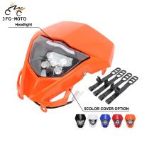 ♦ Motorcycle LED Headlight Front Lamp Mask Lighting Headlamp For KTM EXC XC XCF XCW XCFW SX SXF SXS 125 150 250 350 450 530 690